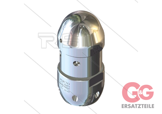 RR-TS50 - rotierende Kanalreinigungsdüse - 0.500 - 6 x 1,50mm + 2 x 1,00mm + 2 x 1,50mm
