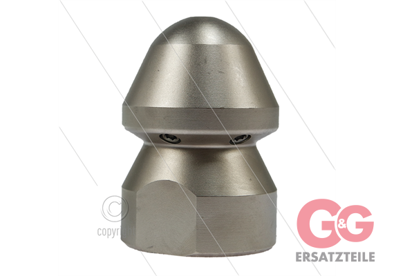 RU60 - Kanalreinigungsdüse - 0.600 - 1 x 2,25mm + 6 x 1,90mm - 300 Bar - max 160°C - 1" IG