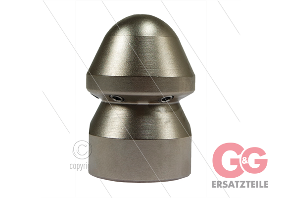 RU80 - Kanalreinigungsdüse - 0.800 - 1 x 2,00mm + 6 x 2,35mm - 300 Bar - max 160°C - 1" IG
