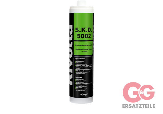 S.K.D. 5002 Höchsttemperatur-Fett 800 gr Kartusche
