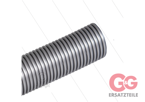 Saugerschlauch - Innen Ø32mm - Außen Ø40mm - silber - Rollenlänge 20 Meter