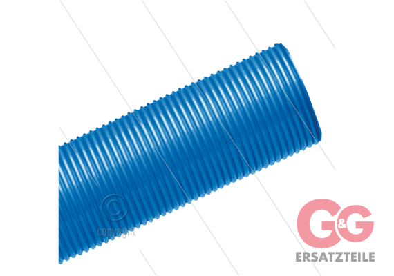 Saugerschlauch - Innen Ø38mm - Außen Ø47mm - blau - Rollenlänge 20 Meter