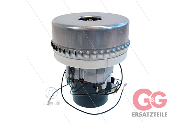 Saugerturbine - 1200 W - 230V - Bauart Bypass - GH=163mm - TBH=72mm - Ø144mm