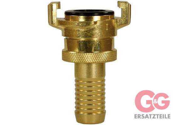 Saugkupplung 1/2" / 13 mm Tülle Messing