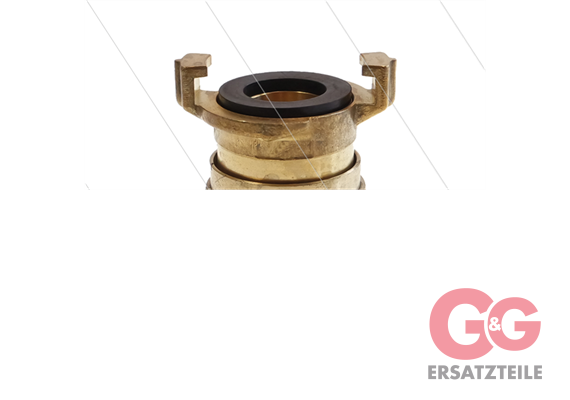 Saugkupplung - Messing - Geka - Ø25mm - 1" Schlauchtülle