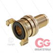 Saugkupplung - Messing - Geka - Ø25mm - 1" Schlauchtülle | Bild 2