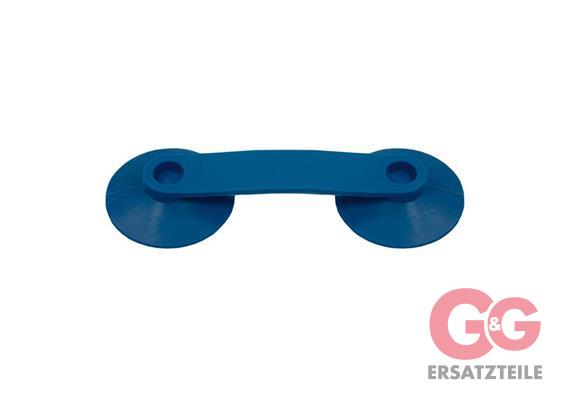 Saugnapf 86x16 mm weich hellblau