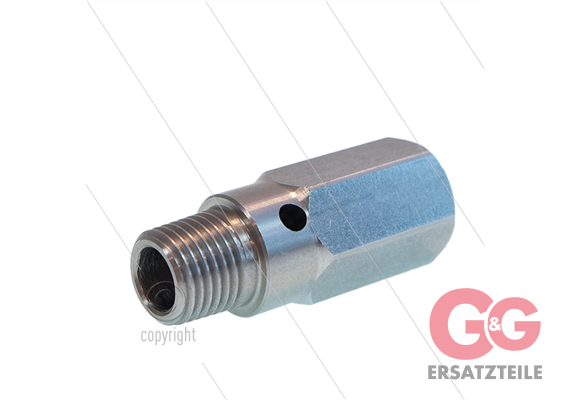 Schauminjector für Waschbürste - Anschluss: 1/4" IG x 1/4" AG - Ø=1,5mm