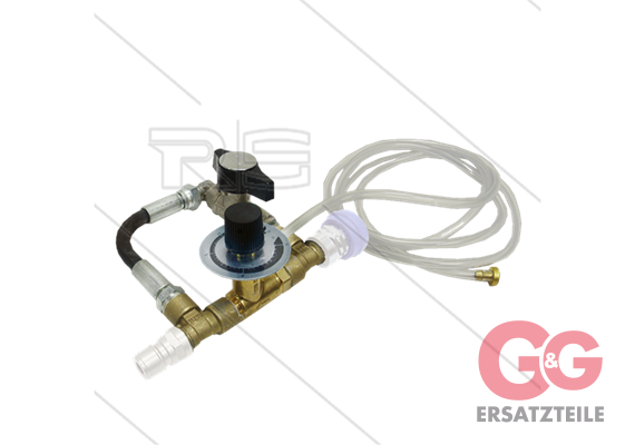 Schauminjektor KEW - 2 x 3/8" AG - ohne Schnellkupplung - max 250 Bar - RP Ausführung mit