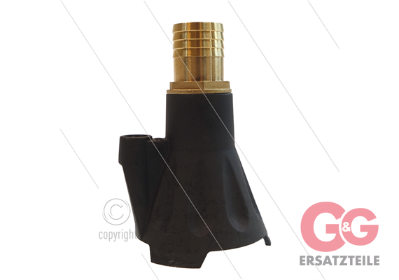 Schlammsauger - 250 Bar - max 25 l/min - mit Schlauchtülle Ø38mm - ohne 1/4" AG Düse - 0°