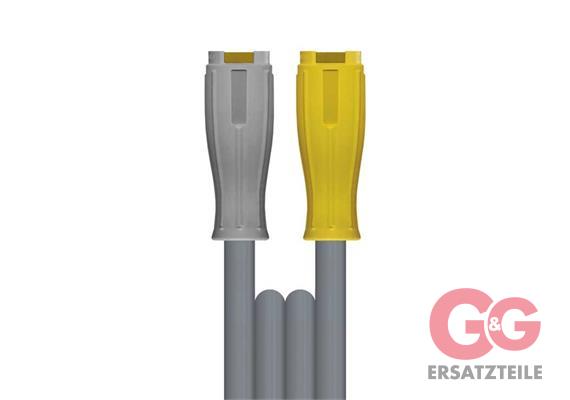Schlauch 1SN-06 Grau 10 M. TR22 K-Lock Swivel :