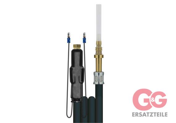 Schlauch 1SN beheizt 7,2 M 1/4"IG mit