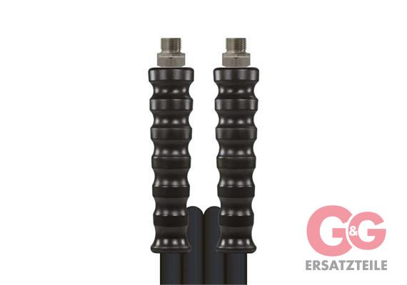 Schlauch 2SC-08 SW 40 M.AGR 3/8" + GKS Schwarz