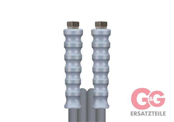 Schlauch 2SC-10 Grau 15 M.DKR 3/8" + GKS Grau