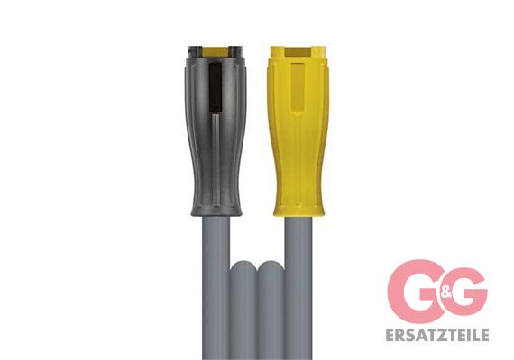 Schlauch 2SN-08 glatt Grau 20 M.VA-Dreh 22-K :