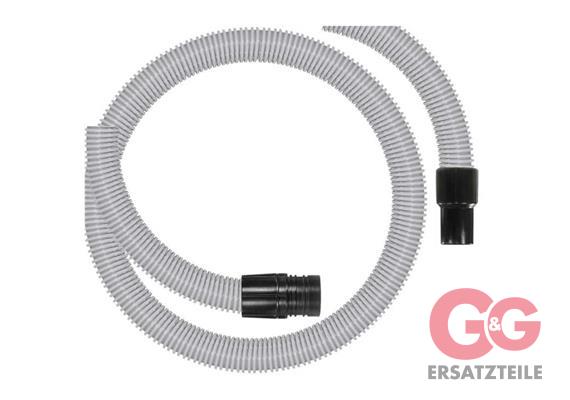 Schlauch 38 mm grau 2,5 M. kpl.