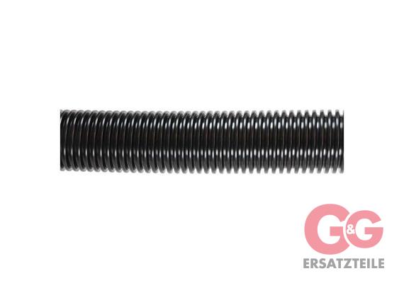 Schlauch DN38 AD47 schwarz Meterware max. 20 Meter  Max. Rollenlänge 20m