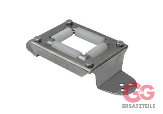 Schlauch-Wanddurchführung Edelstahl 50x37 mm