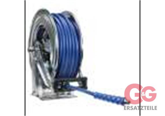 Schlauchaufroller 20 M. 1/2"IG : 3/8"AG Edelstahl Schlauch