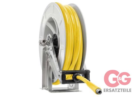 Schlauchaufroller 24 M. 1/2"IG:1/2"AG ABS-grau PUReClean365+® NW12 gelb 65 bar