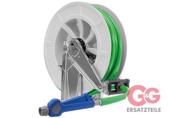 Schlauchaufroller 24 M. 1/2"IG: Pistole. ABS-grau PUReClean365+® NW12 grün 24,5 bar