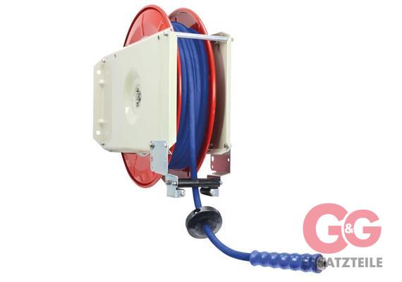 Schlauchaufroller 40 M. 3/8"IG:DKR 3/8" Stahl-PU Schlauch