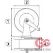 Schlauchaufroller DN12 21 M. 1/2"IG : 1/2"IG 300 bar Edelstahl | Bild 2