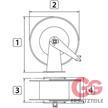 Schlauchaufroller DN12 28 M. 1/2"IG : 1/2"IG 300 bar Edelstahl / Kunstoff grau | Bild 2