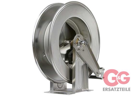 Schlauchaufroller DN12 28 M. 1/2"IG : 1/2"IG 300 bar Edelstahl
