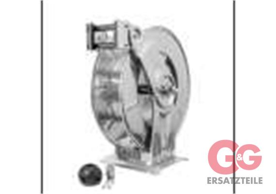 Schlauchaufroller HR3500 DN12 250 bar 1/2"AG : 1/2"IG Edelstahl