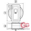 Schlauchaufroller ST-30 DN10 400 bar 3/8"IG:3/8"IG 28 Meter bei AD 15 mm | Bild 2