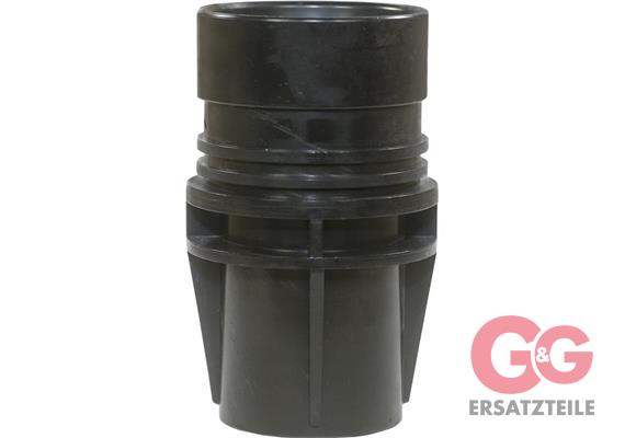 Schlauchmuffe 32 mm Kesselseite 58 mm