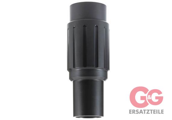 Schlauchmuffe 38 mm CarWash Zubehör 45 mm POM  drehbar