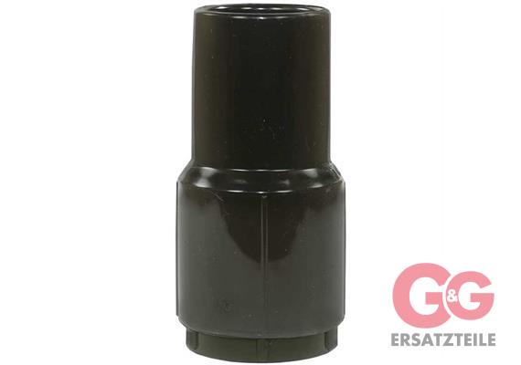 Schlauchmuffe 38 mm Zubehör 45 mm drehbar