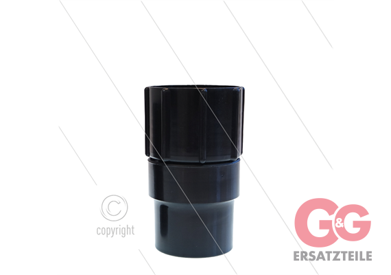 Schlauchmuffe drehbar - Schlauchseite Ø50mm - Zubehörseite Ø58mm