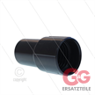 Schlauchmuffe - Schlauchseite Ø38mm - Zubehörseite Ø38/45mm - Gummi | Bild 2