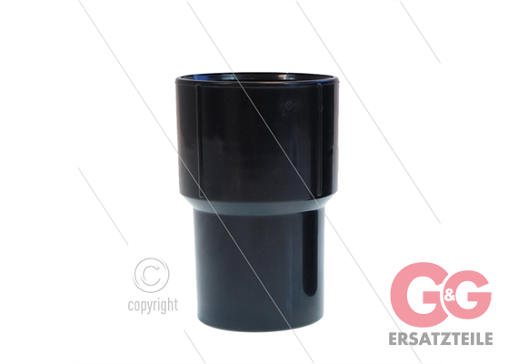 Schlauchmuffe - Schlauchseite Ø50mm - Zubehörseite Ø50/58mm - Gummi