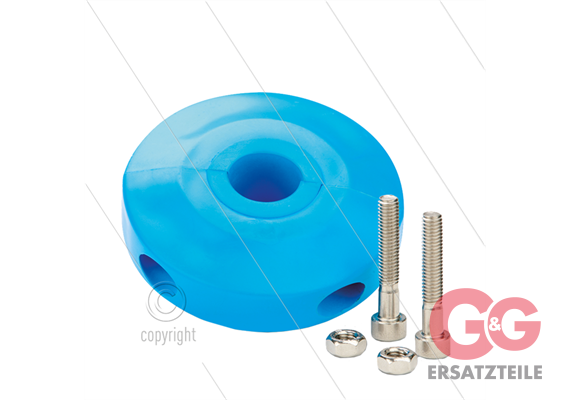 Schlauchstopper universal Ø10 bis 34mm - blau
