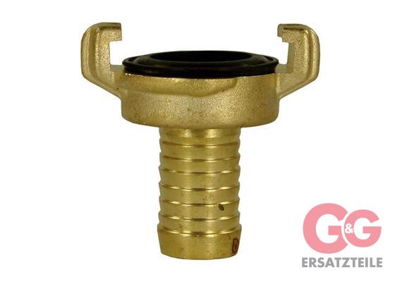 Schlauchstück 1 1/2" / 38 mm Messing