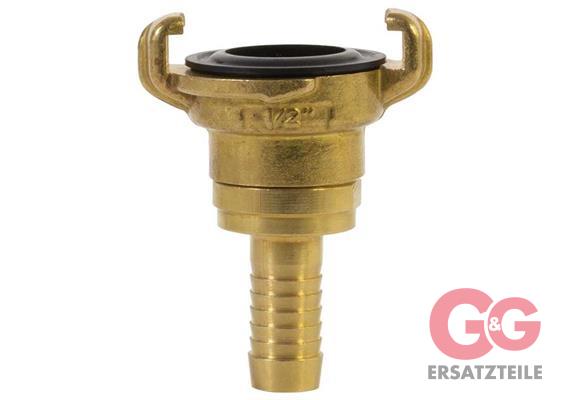 Schlauchstück 3/4" / 19 mm Messing Drehbar