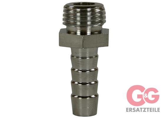 Schlauchtülle 1/2"AG-19 Edelstahl