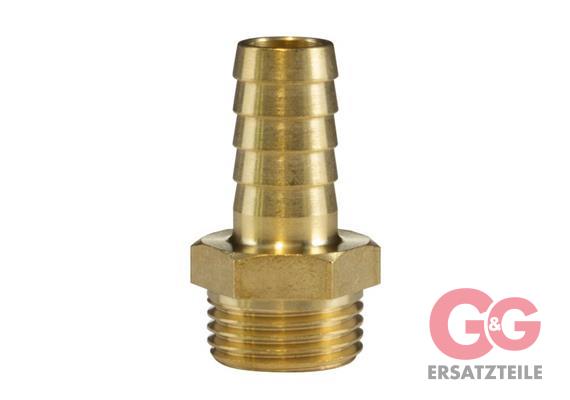 Schlauchtülle 1/2AG-13 Messing