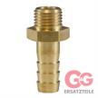 Schlauchtülle 1/4"AG NW10 Messing | Bild 3