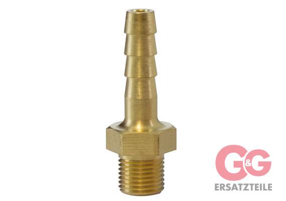 Schlauchtülle 1/8"AG-06 Messing
