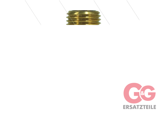 Schlauchtülle - Messing - Ø8mm - 1/4" AG