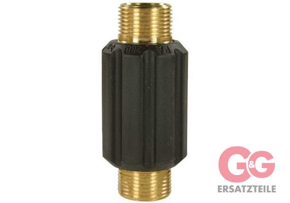 Schlauchverbinder M22x1,5 AG : M22x1,5 AG Messing lange Ausführung