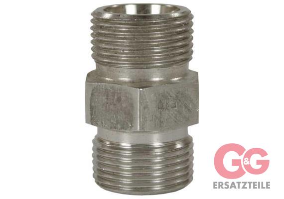 Schlauchverbinder X-G 14S (22x1,5 AG) Edelstahl
