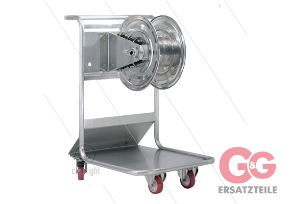 Schlauchwagen - VP200 - Edelstahl - mit Schlauchaufroller