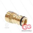 Schnellkupplung - Niederdruck - Messing - Wasseranschluss - 1/2" AG | Bild 3