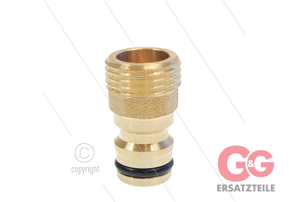 Schnellkupplung - Niederdruck - Messing - Wasseranschluss - 1/2" AG
